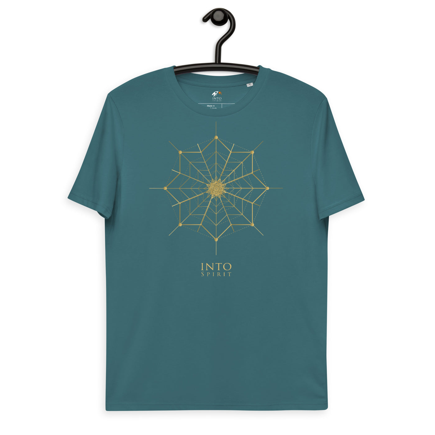 Sacred geometry flower organic cotton t-shirt