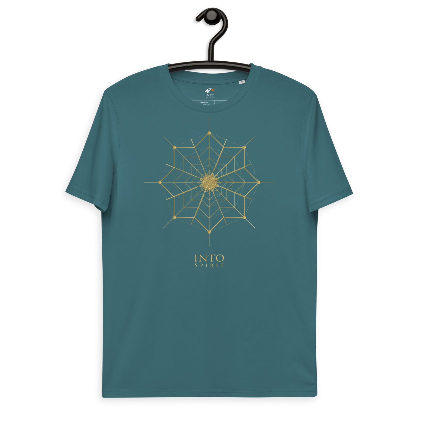 Sacred geometry flower organic cotton women's t-shirt