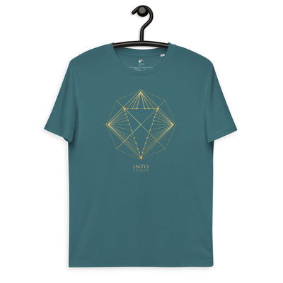 Sacred diamond geometry organic cotton men´s t-shirt