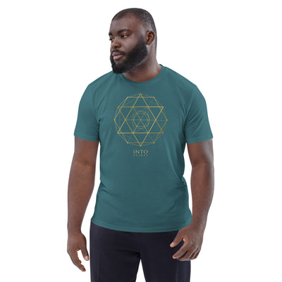 Sacred geometry David's star Unisex organic cotton t-shirt