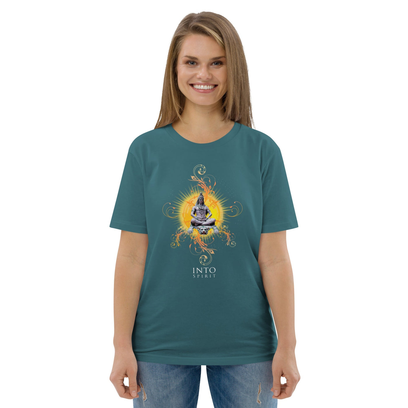 Shiva sun organic cotton women's t-shirt