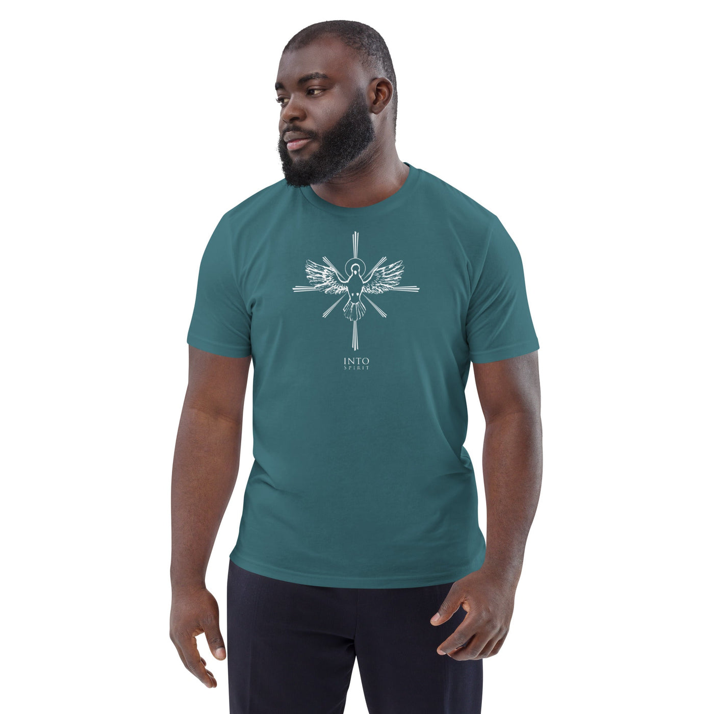 Holy spirit organic cotton men's t-shirt