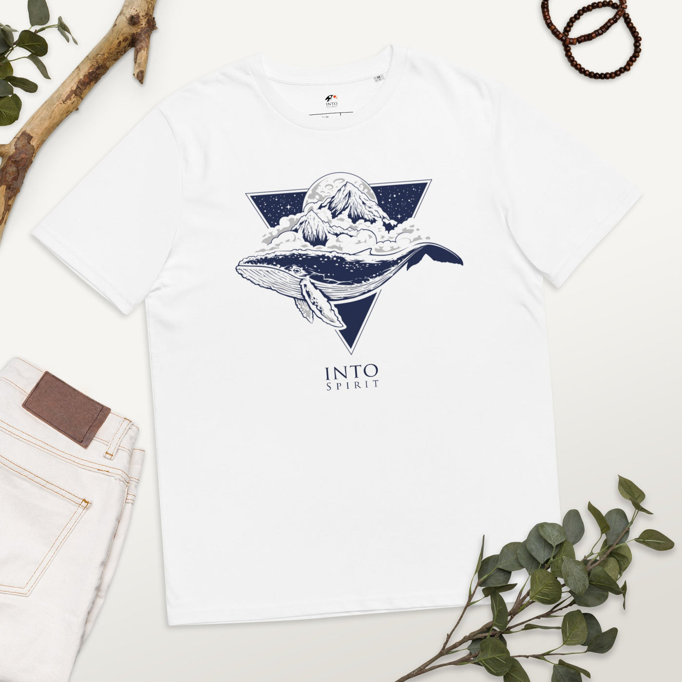 Whale organic cotton women's t-shirt