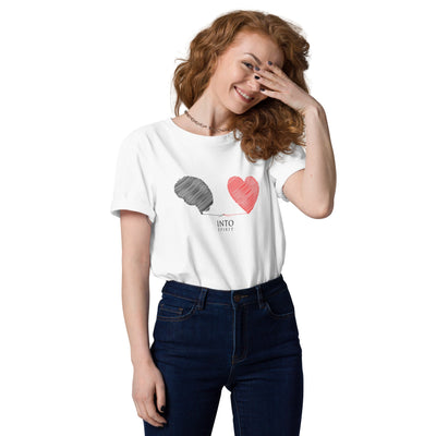 Mind and heart woman organic cotton t-shirt