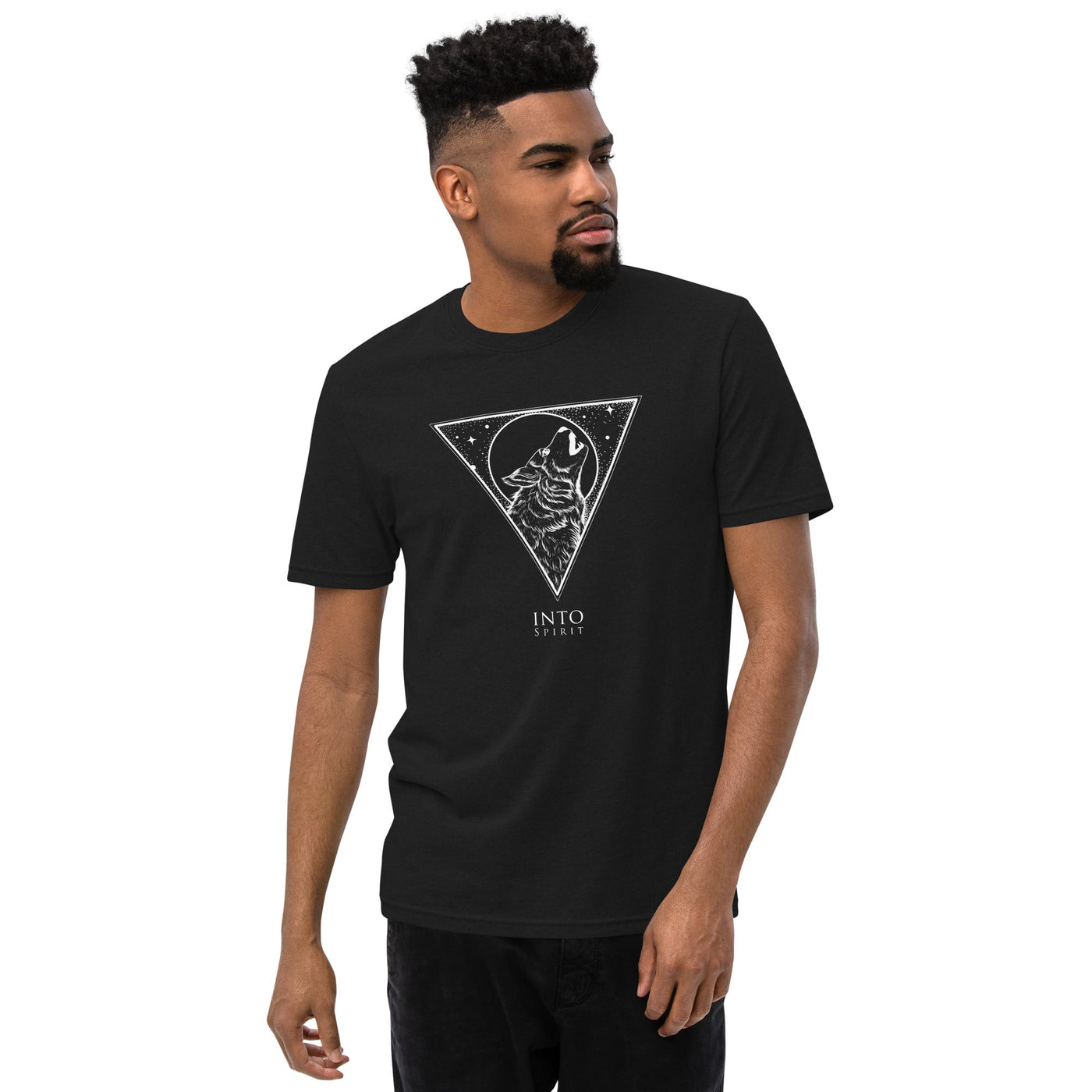 Wolf recycled men's t-shirt