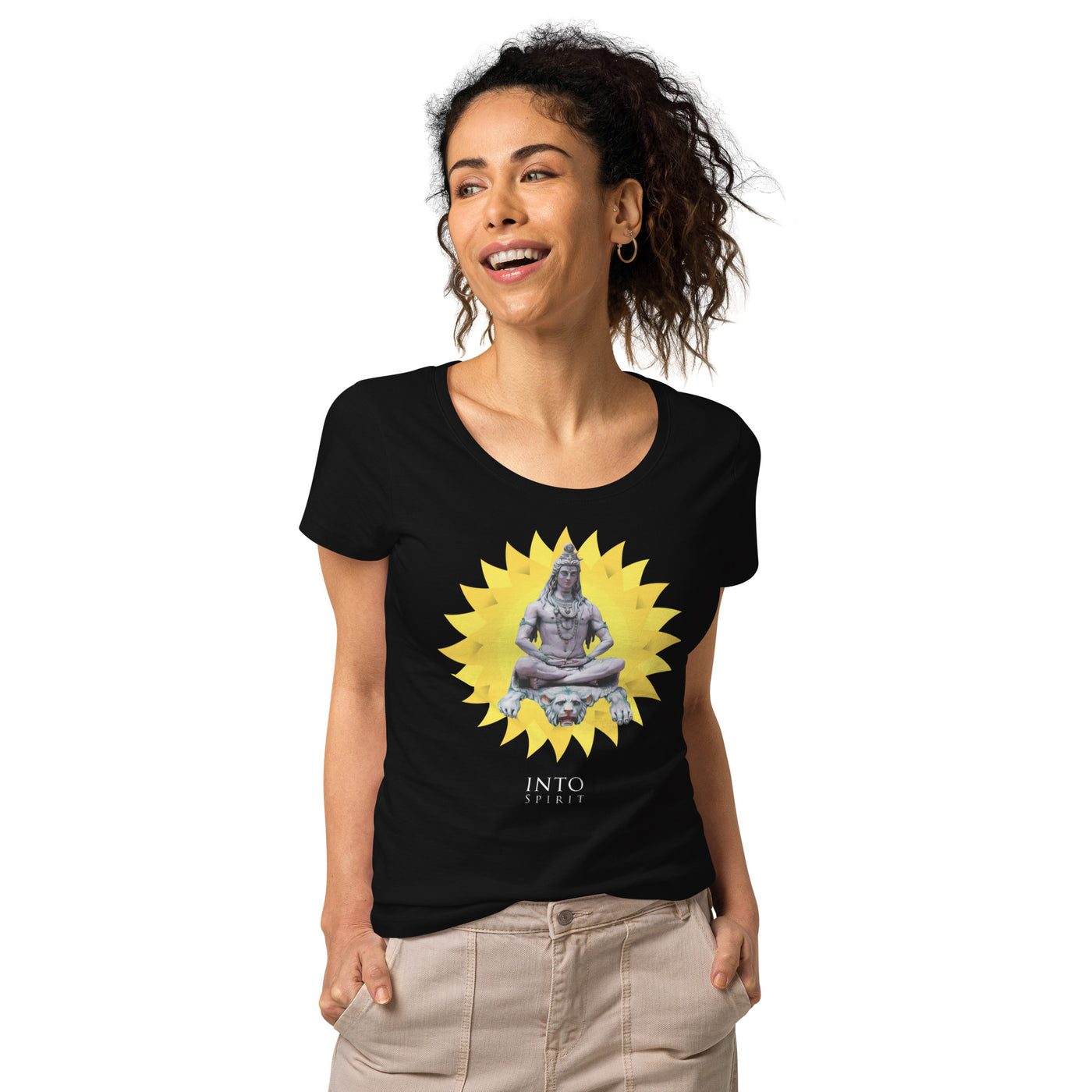 Shiva shine eco-friendly women’s organic t-shirt