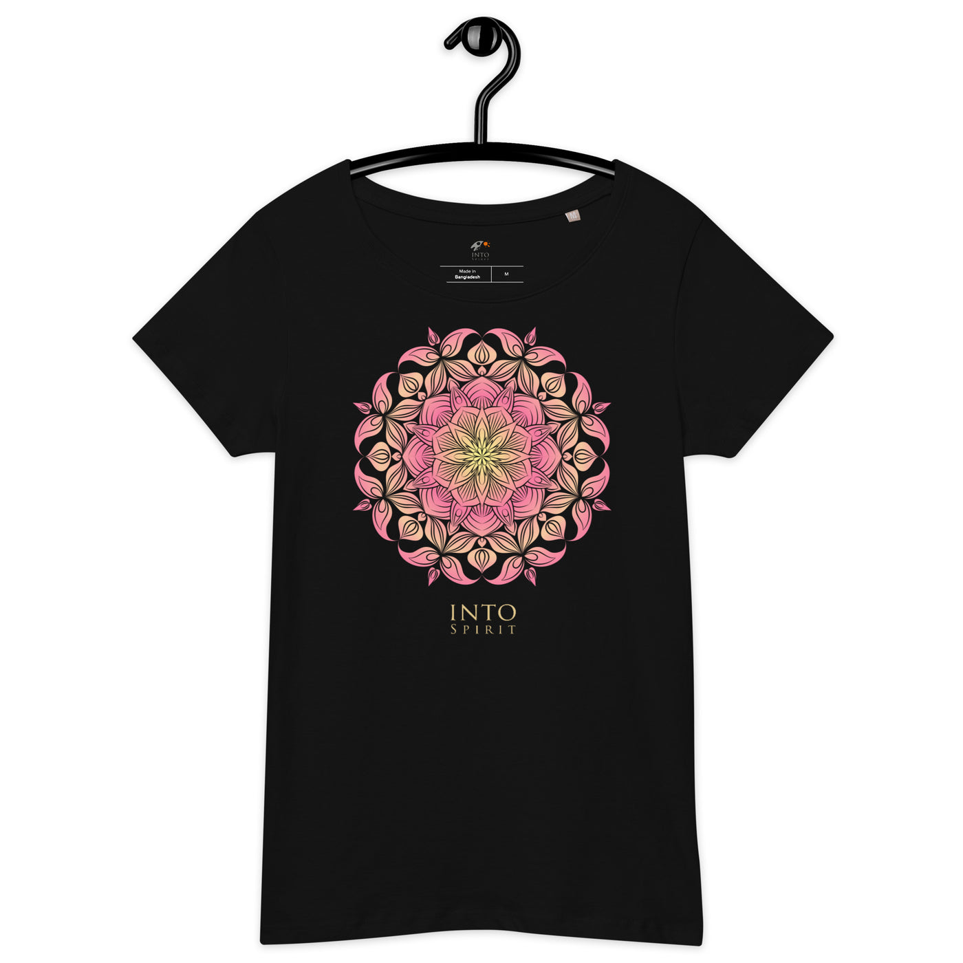 Pink mandala women’s organic t-shirt