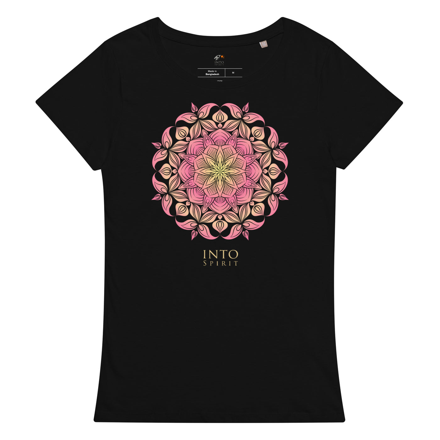 Pink mandala women’s organic t-shirt