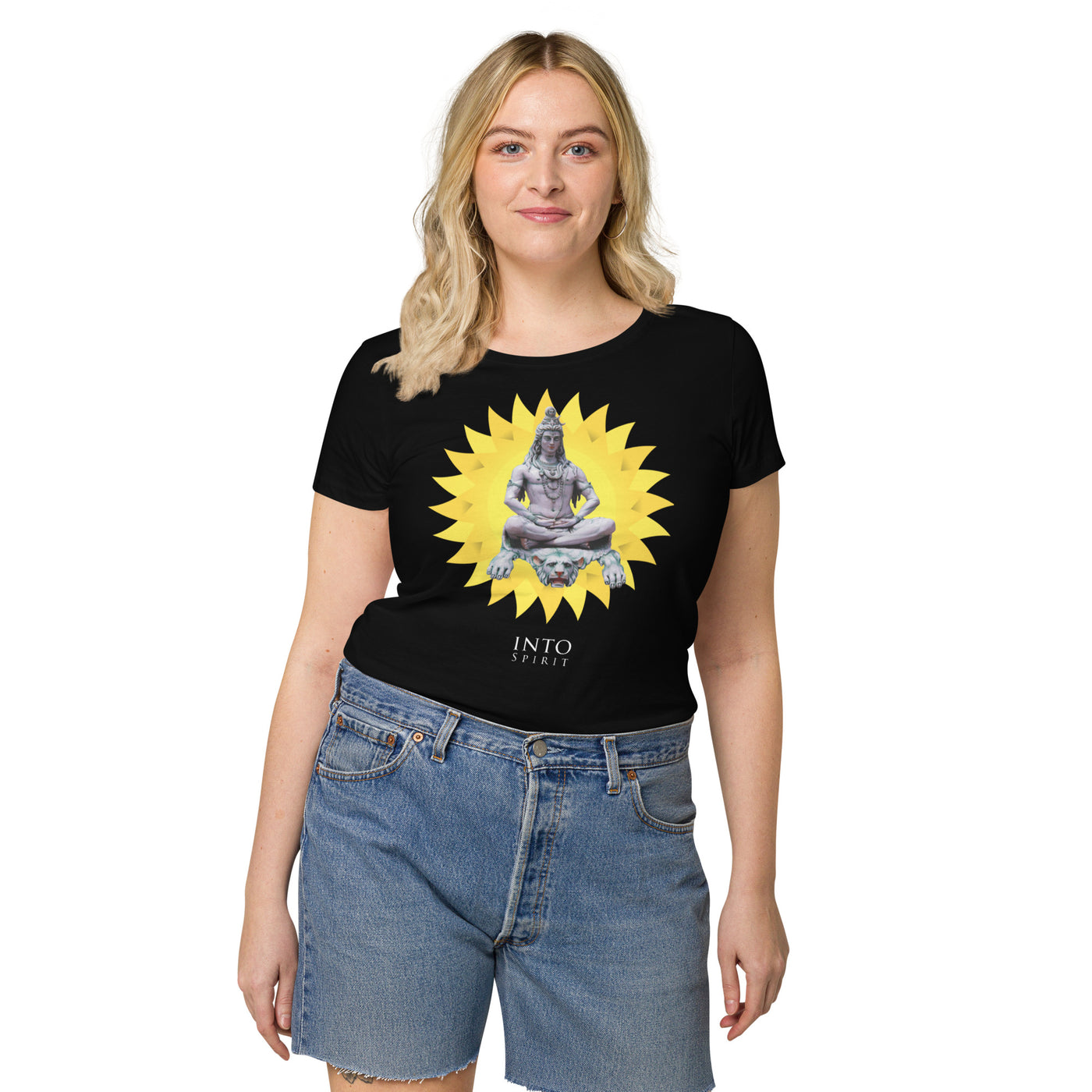 Shiva shine eco-friendly women’s organic t-shirt