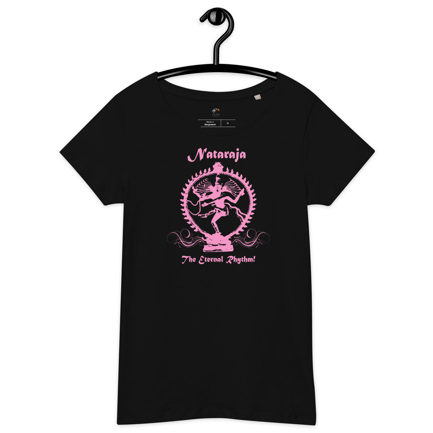 Pink nataraja women’s basic organic t-shirt