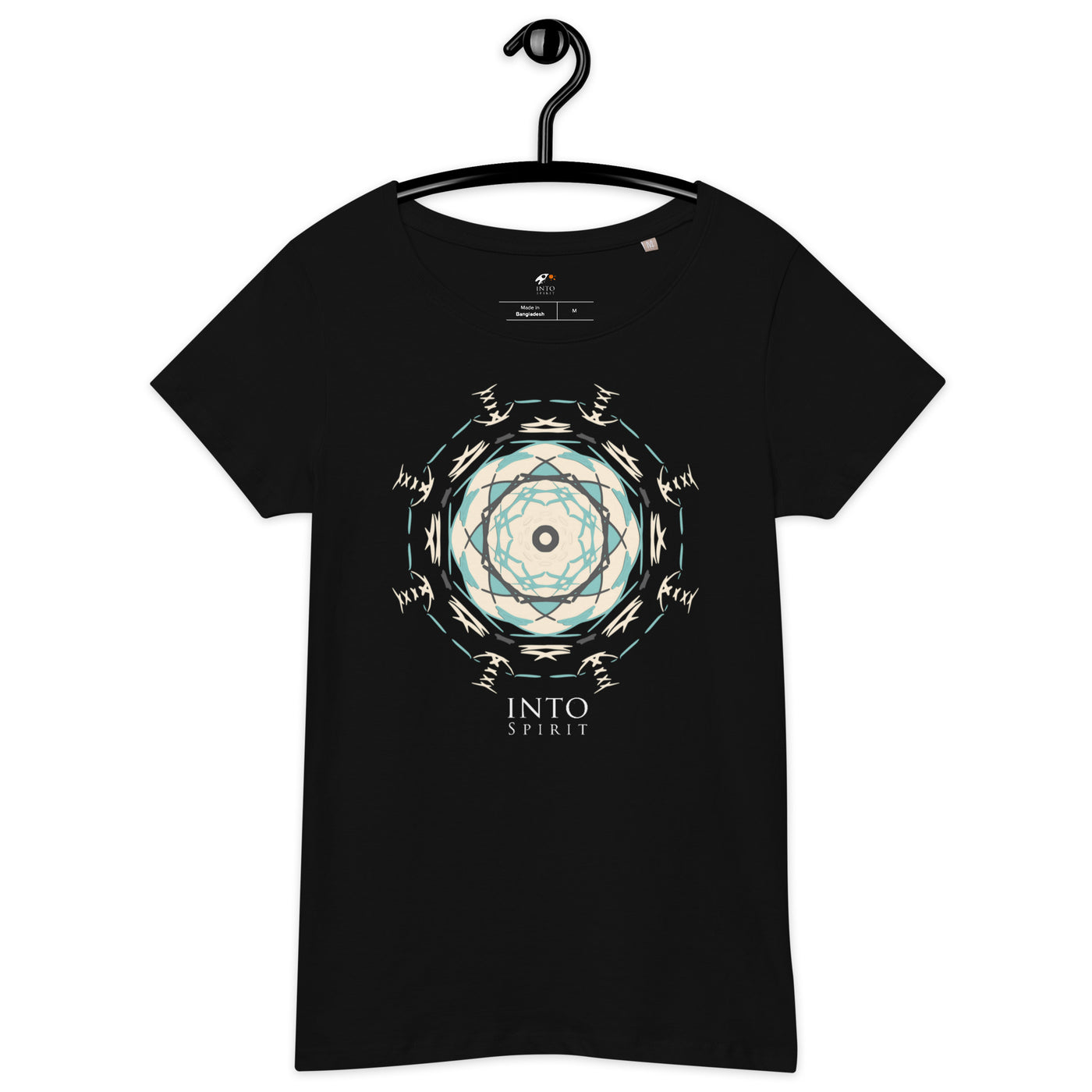 light blue Mandala women’s basic organic t-shirt