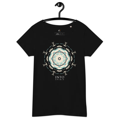 light blue Mandala women’s basic organic t-shirt