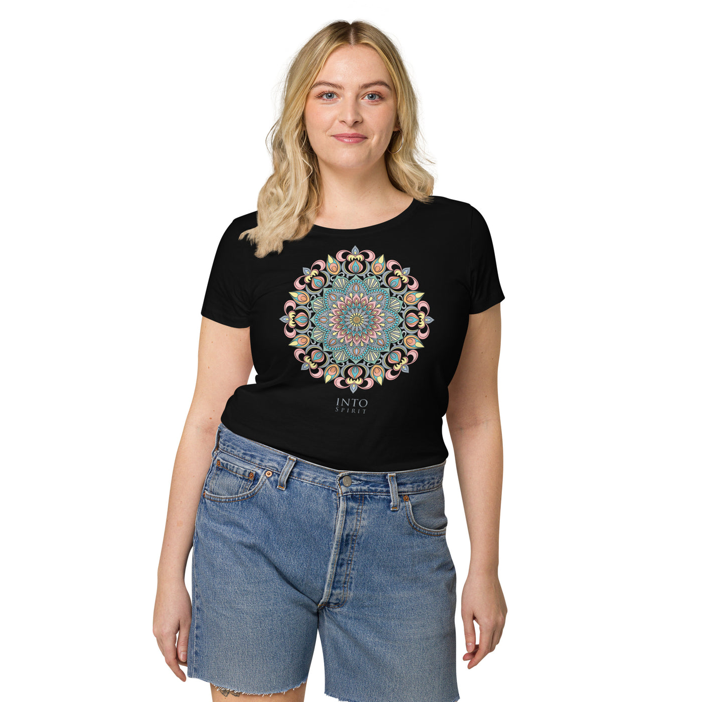 Colorfull mandala women’s basic organic t-shirt