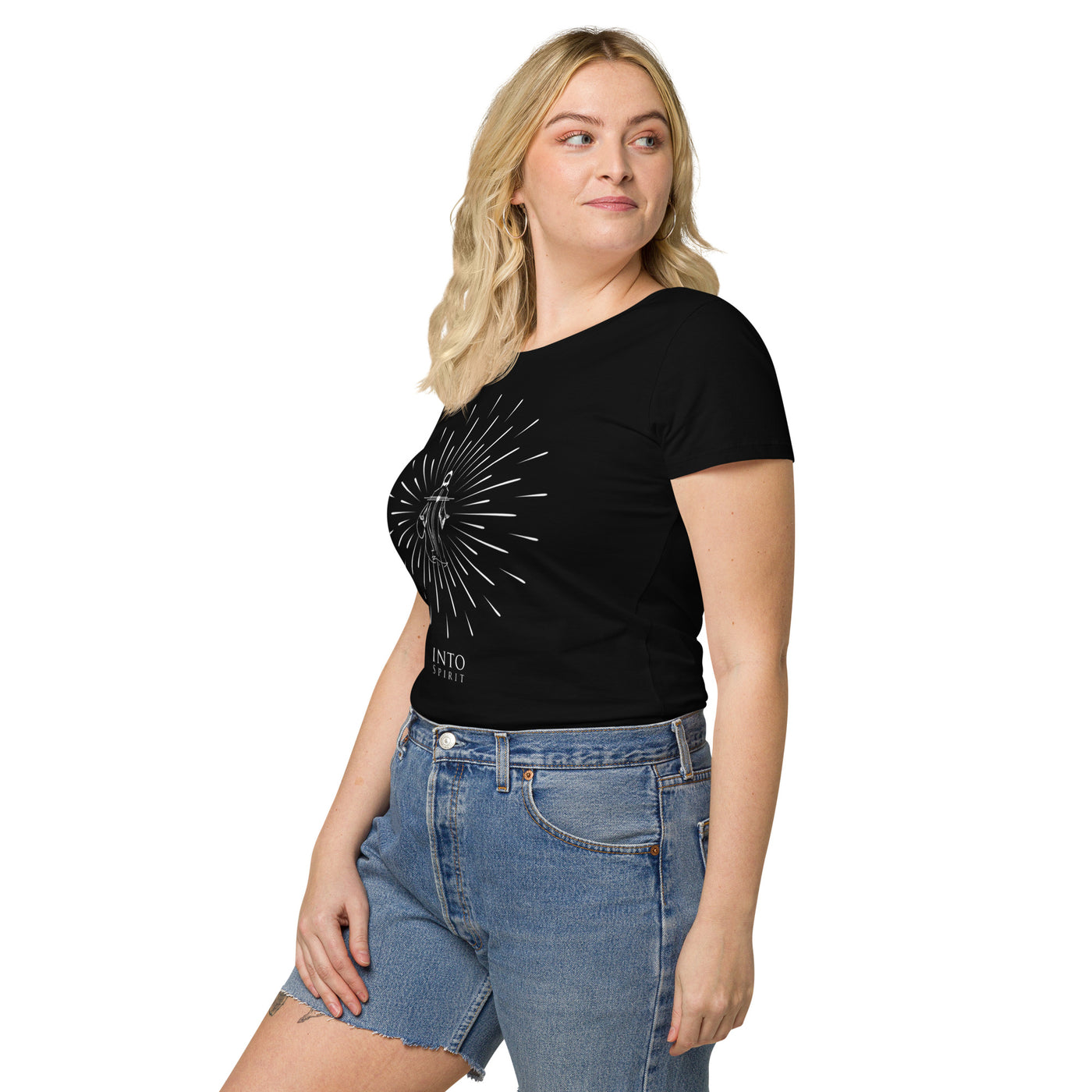 Jesus shine women’s basic organic t-shirt