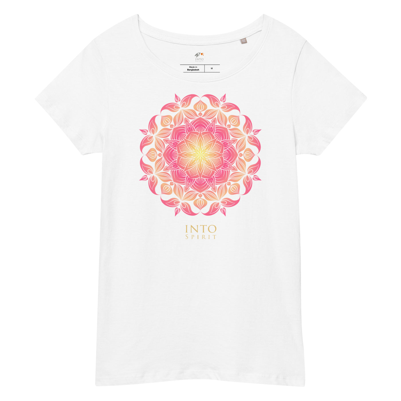 Pink mandala women’s organic t-shirt