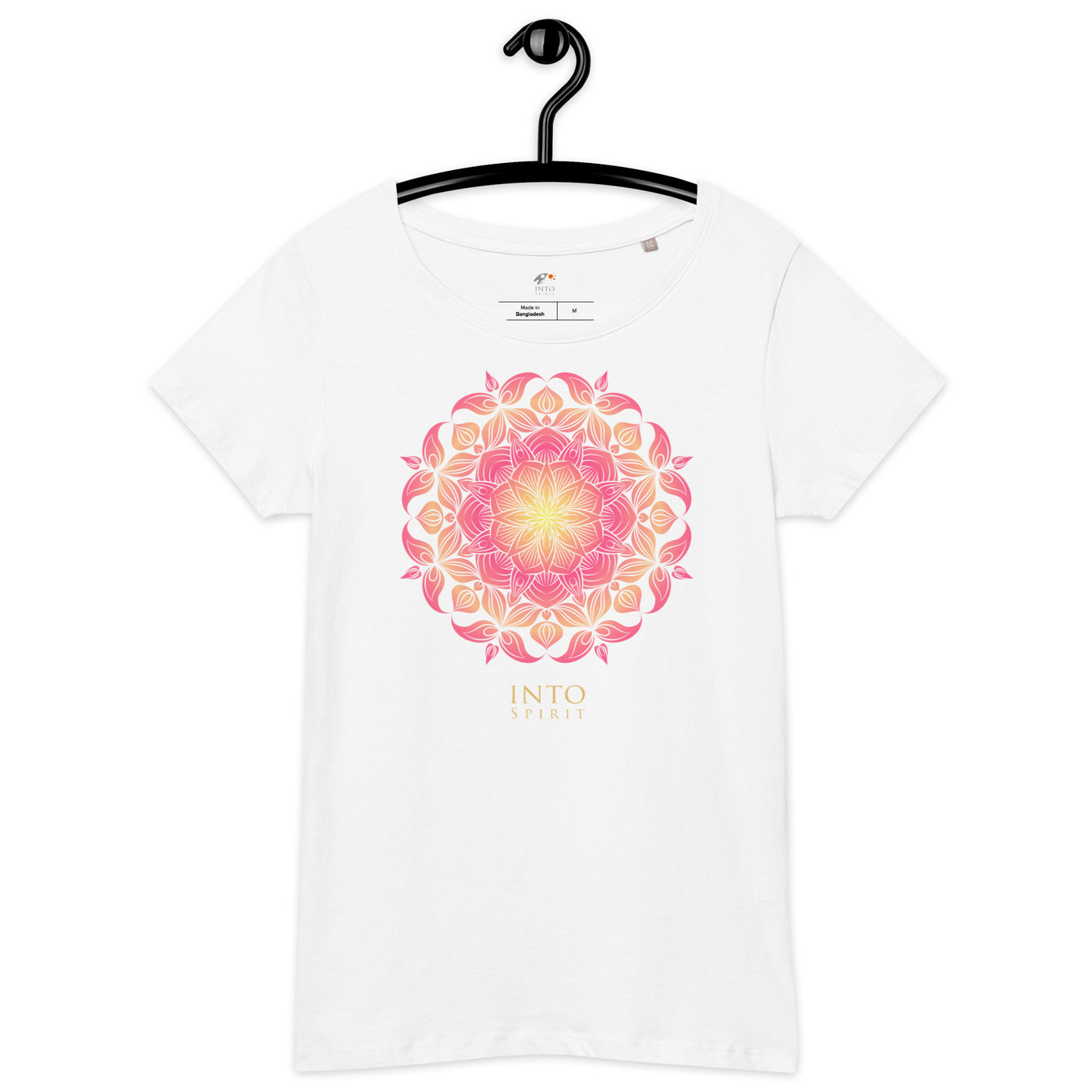 Pink mandala women’s organic t-shirt